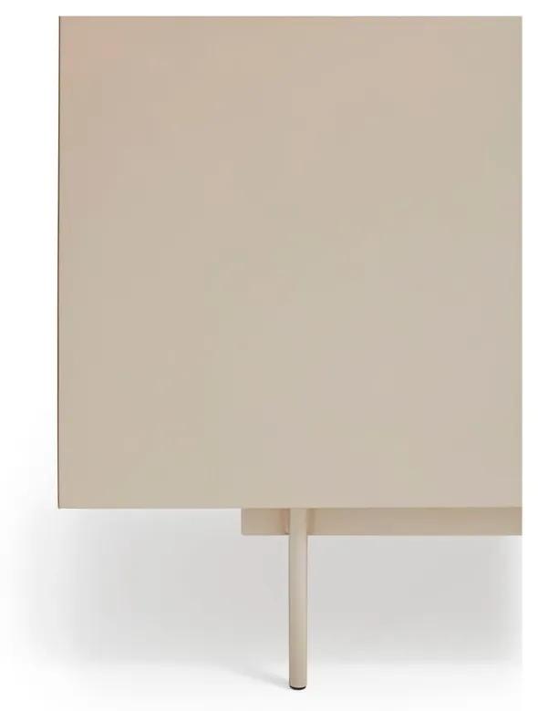 Масичка за телевизор в светлосиво и естествен дъб 180x45 cm Otto - Teulat