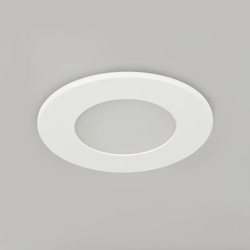 Комплект от 3 вградени прожектора бели вкл. LED 3000K 4W IP65 - Бланка