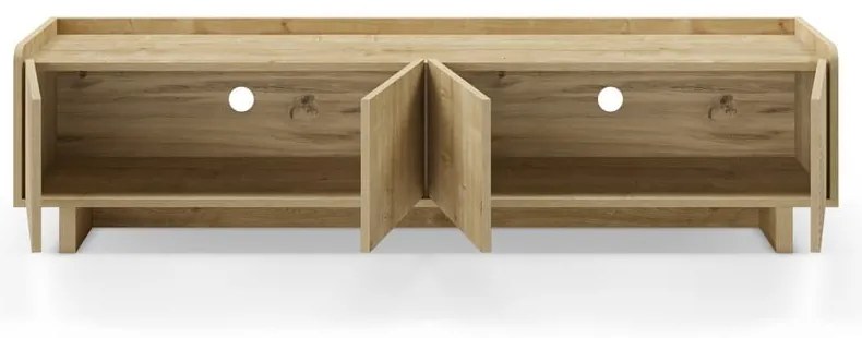 Маса за телевизор от дъбов декор в естествен цвят 180x45x40 cm Daira – Marckeric