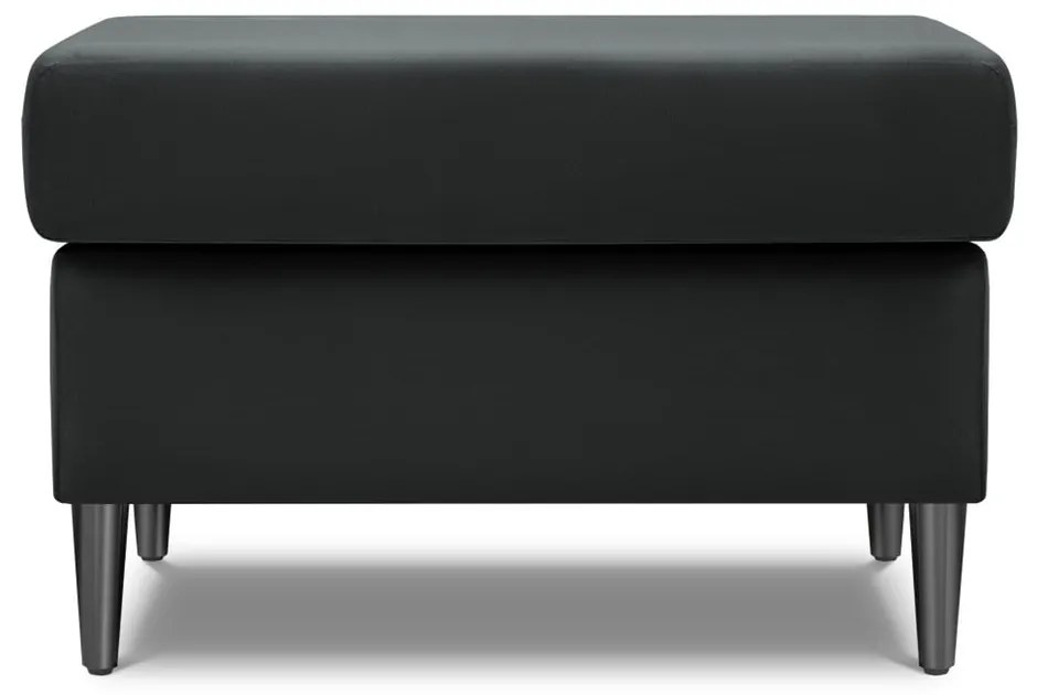 Тъмносива кадифена табуретка Kyoto – Cosmopolitan Design