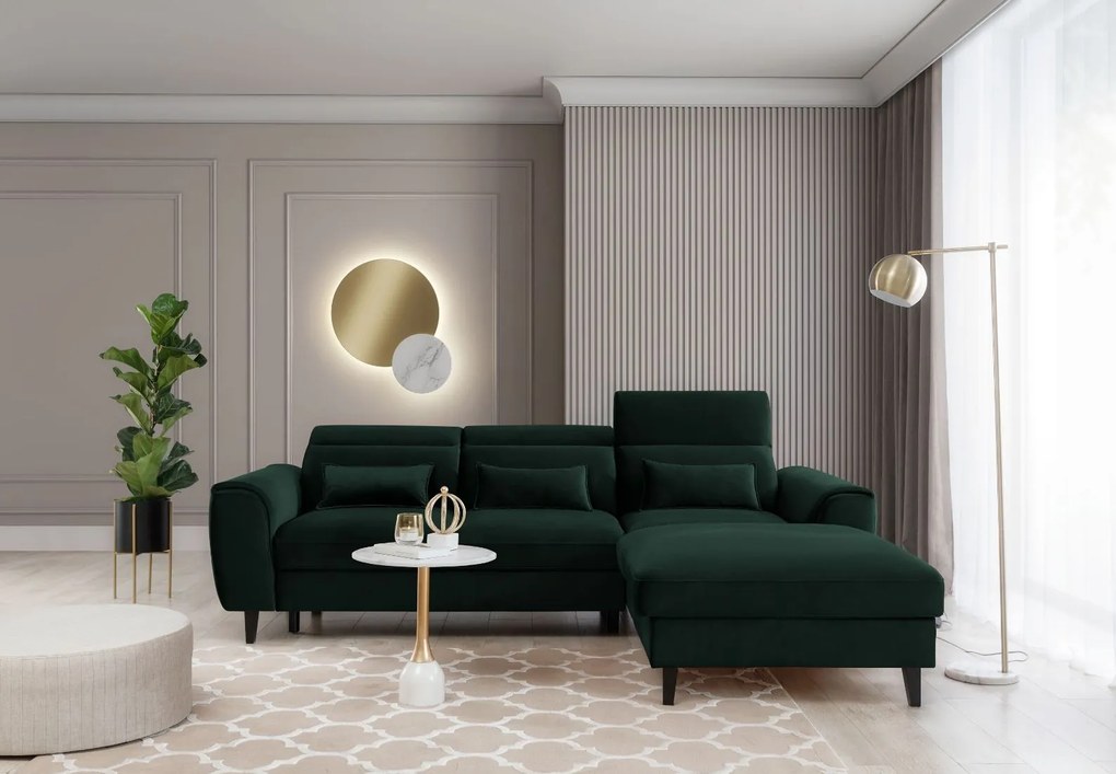 Ъглов диван Fornal-Prasino-Right