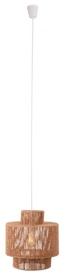 MAXLIGHT P0586 - Пендел LABRIZ 1xE27/15W/230V Ø 35 см бежов