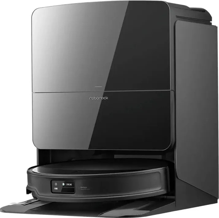 Прахосмукачка робот с AI Roborock Saros 10R, 65W, 20000 Pa, 270 мл, SMART, Сухо и мокро почистване, LiDAR, StarSight 2.0, 180 мин автономност, Черен