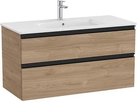 Шкаф с 2 чекмеджета и умивалник, The Gap Unik Walnut, 1005 x 460 x 537 mm, A857724517 + A3279A1000