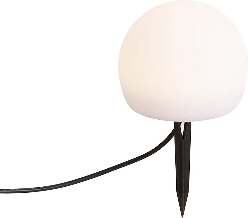 Модерна външна лампа 12V бяла 12cm вкл. LED IP65 - Voltaire Luno