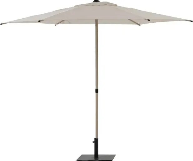 Прав накланящ се чадър Hesperide Soya, 2.5x2.5 m - Пшеница/Глина