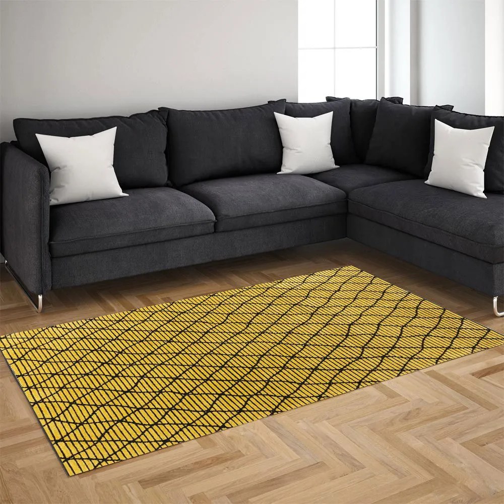 Килим ezzo Weave 4201-Moustardi-120x180