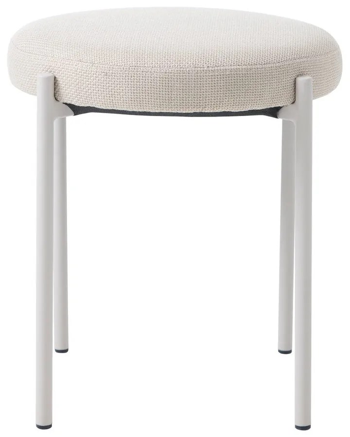 Кремав метален стол Pelican – Unique Furniture