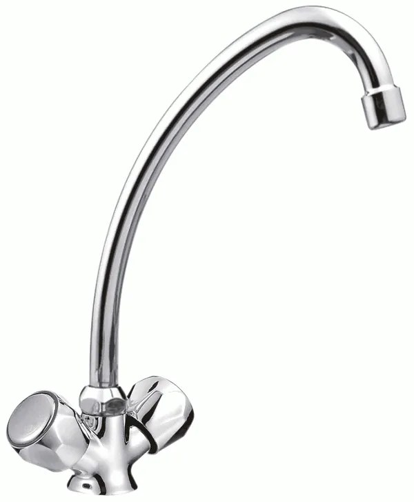 Смесител за кухня КЛИЕР ICF 7009838C M7119, месингов, хром