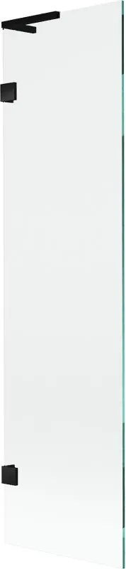 Mexen Lunar L вана параван 1-криилен 50 x 150 см, прозрачен, черен - 897L-050-000-70-00