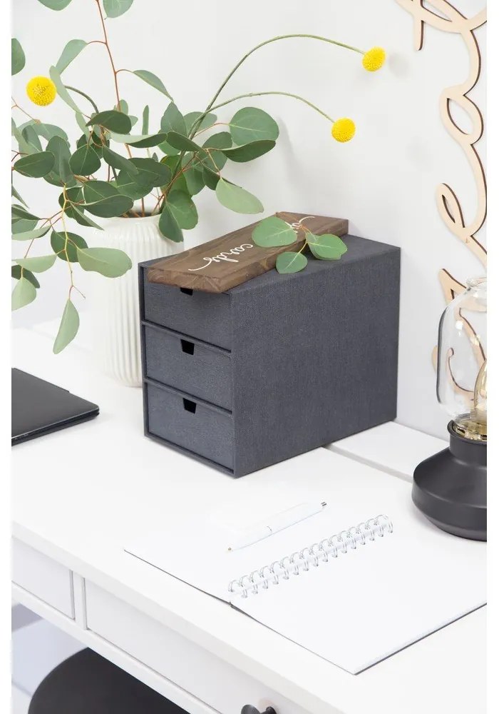 Картонен органайзер с чекмеджета Ingrid Canvas Paper Laminate – Bigso