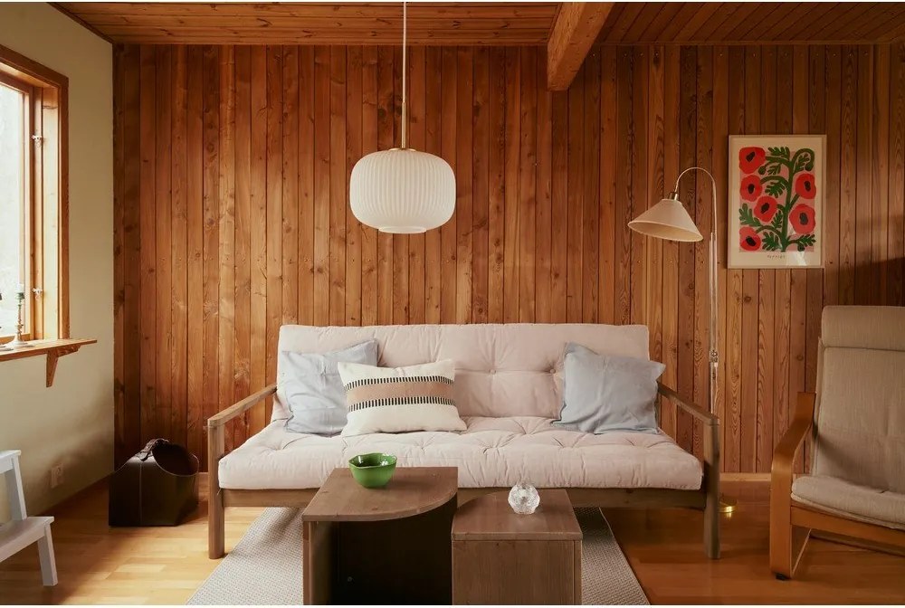 Розов разтегателен диван 205 cm Knob - Karup Design