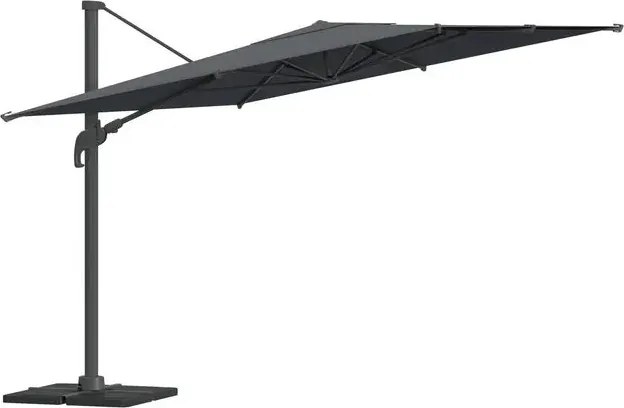 Градински чадър със странична стойка Hesperide Melhia, Накланящ се - Махагон/Лен