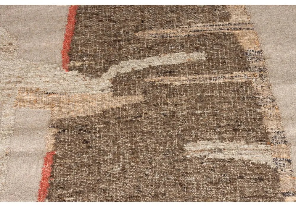 Кафяв/бежов вълнен килим 200x300 cm Briton – Dutchbone