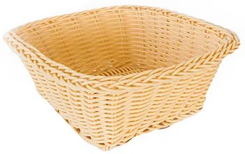 Панер водоустойчив PVC квадратен натурал 17x17x7см. (VH01N) (M)