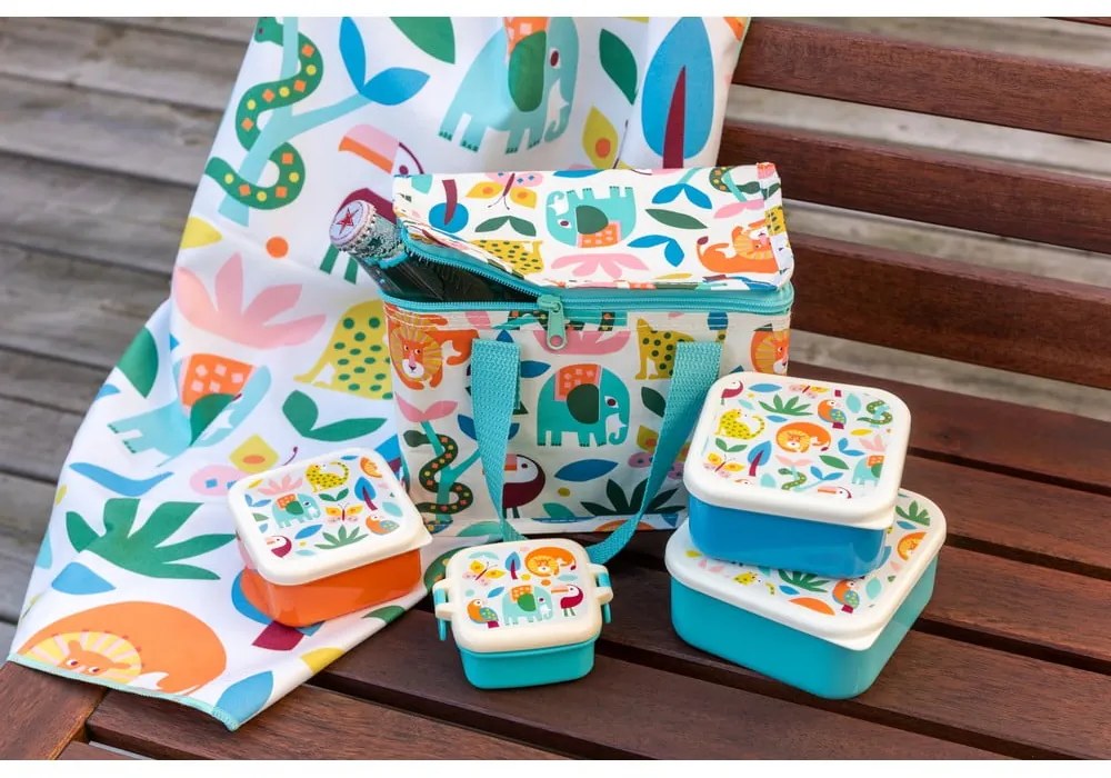 Детски кутии за храна 3 бр. Wild Wonders – Rex London