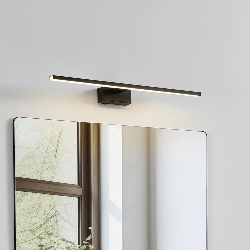 Eglo 901848-LED Осветление за огледало за баня CONETTILLA LED/10W/230V 60 cm IP44 черно