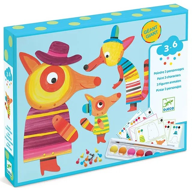 Djeco - Комплект Направи три гигантски животни DJ09897