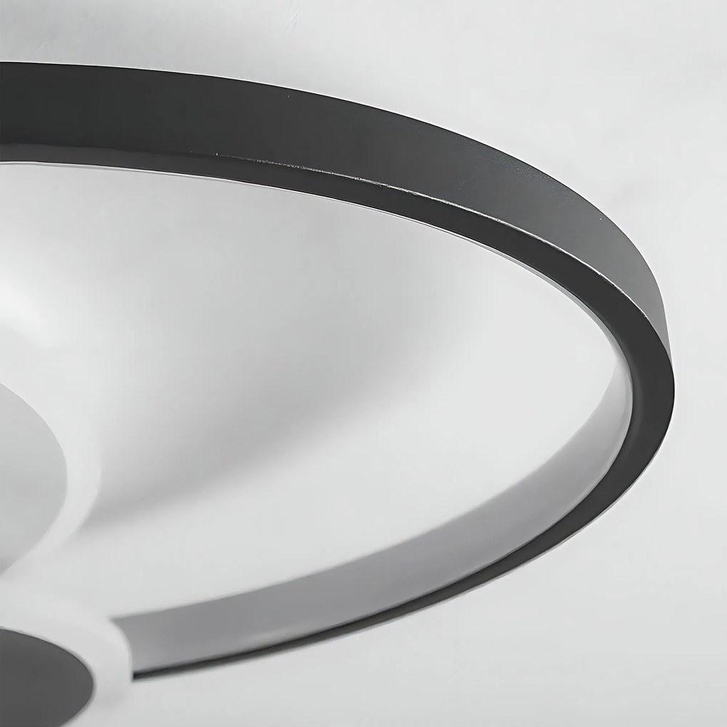 Плафон APP1709-C Black LED