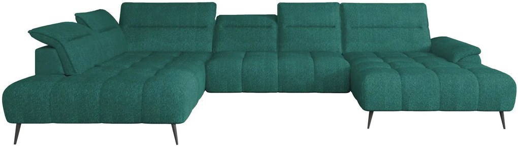 Ъглов диван Tony XL-Petrol-Left