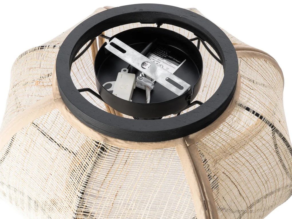 Ориенталска таванна лампа кафява - Rob