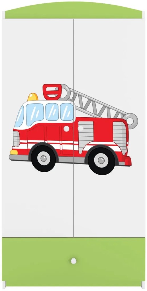 Гардероб Babydreams Cartoon-Prasino-Fire Brigade