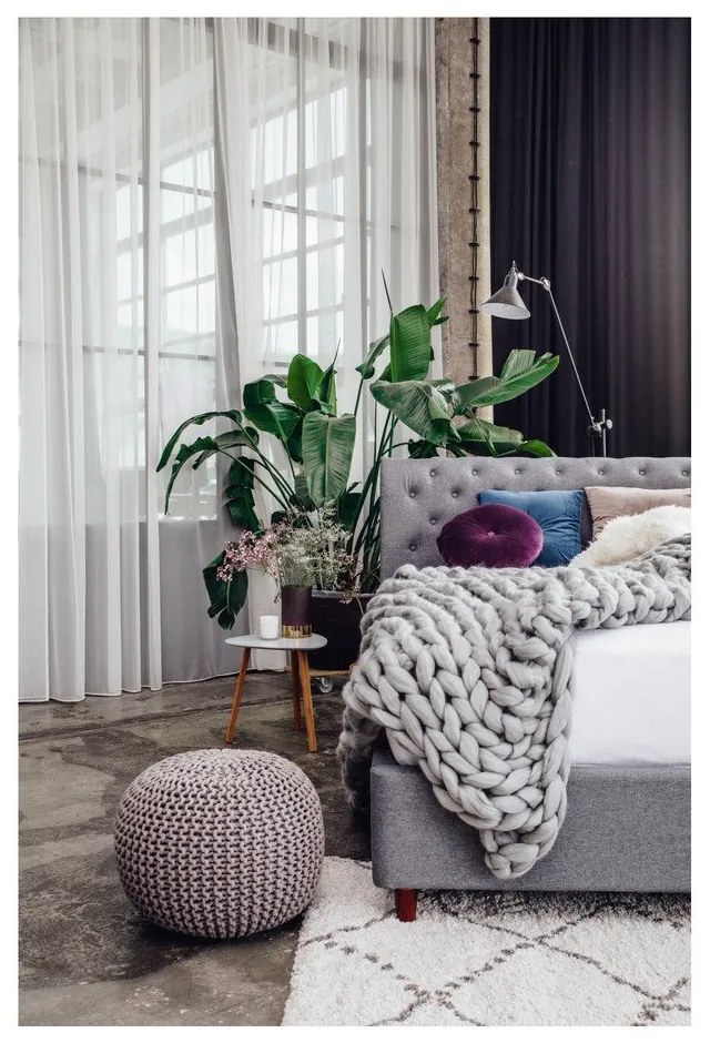 Сив и кафяв диван Jagger pouf - Bonami Essentials