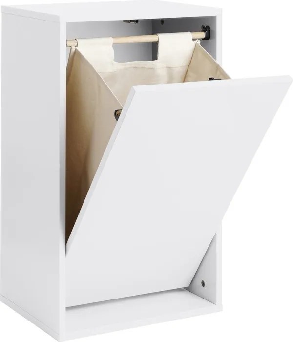 Бял стенен кош за пране Laundry Box – ReCollector