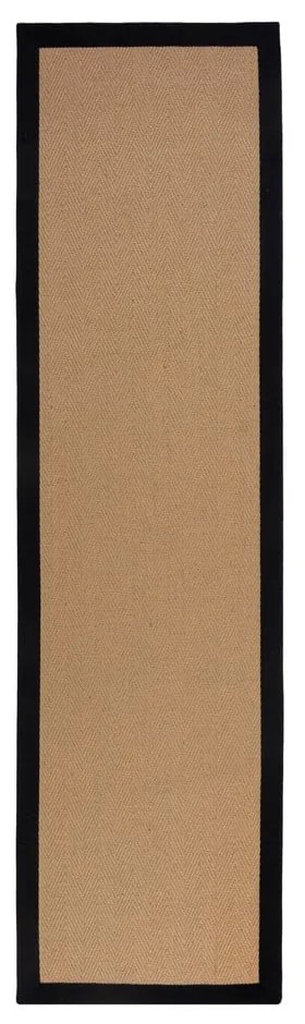 Пътека от юта в естествен цвят 60x800 cm Kira - Flair Rugs