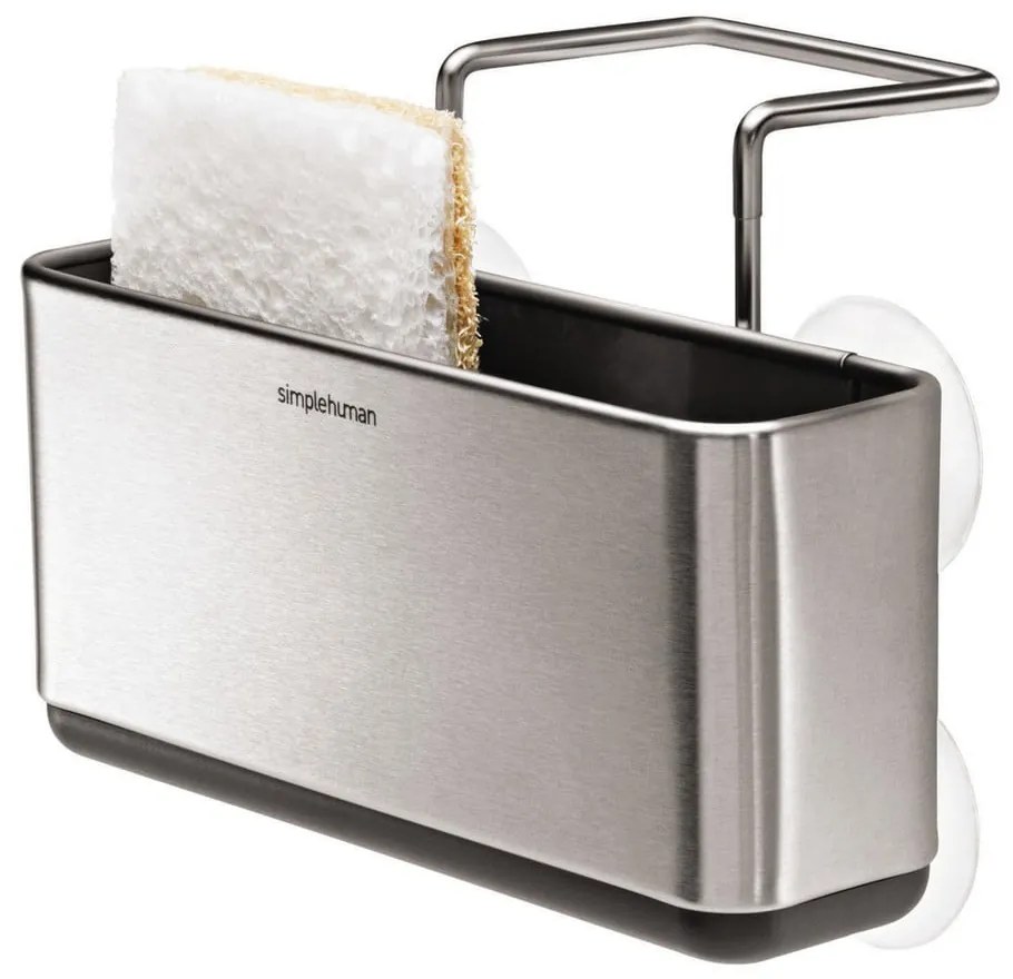 Самозадържащ се метален държач за гъби Slim - simplehuman
