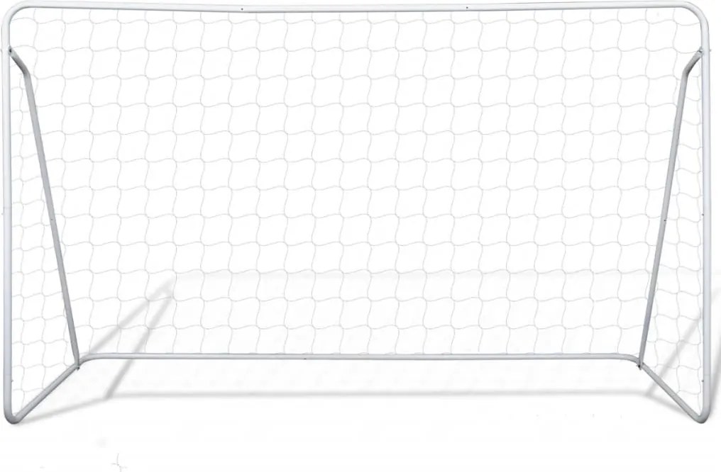 Футболна врата, стомана, 240х90х150 см, високо качество