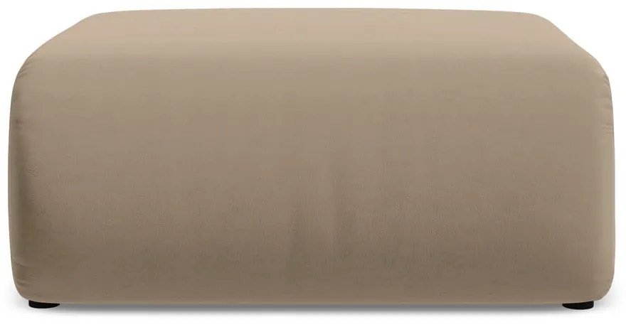 Бежова кадифена табуретка Ekahi – Makamii