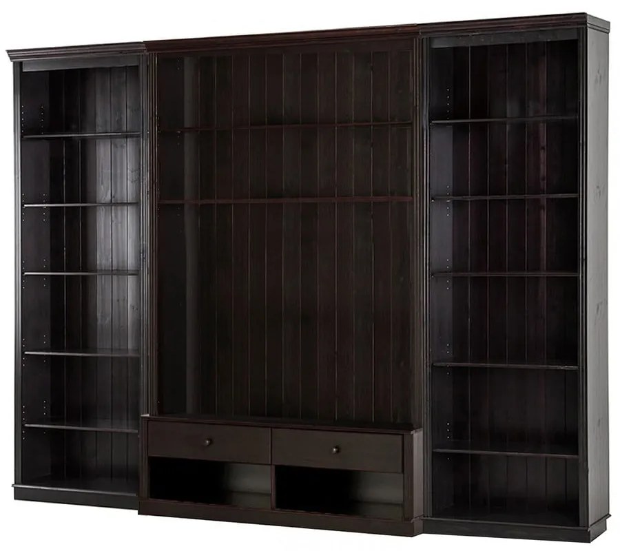 Кафяв TV комплект от от масивен бор 288x223 cm Anita – Støraa