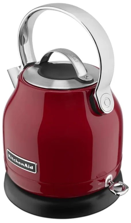 Електрическа кана KitchenAid 5KEK1222EER, 2200 W, 1.25 л, Филтър срещу варовик, Автоматично изключване, Empire red