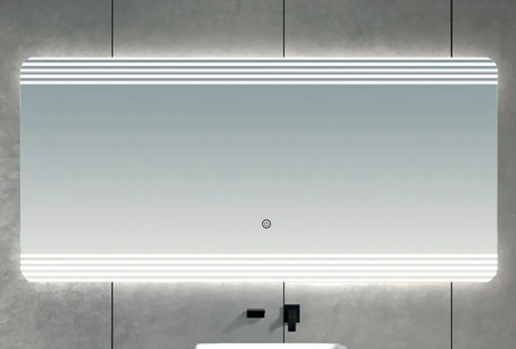 Brilagi - LED огледало за баня MELZO LED/30W/230V 60x90 cm IP44 CRI 90 дим. + CCT