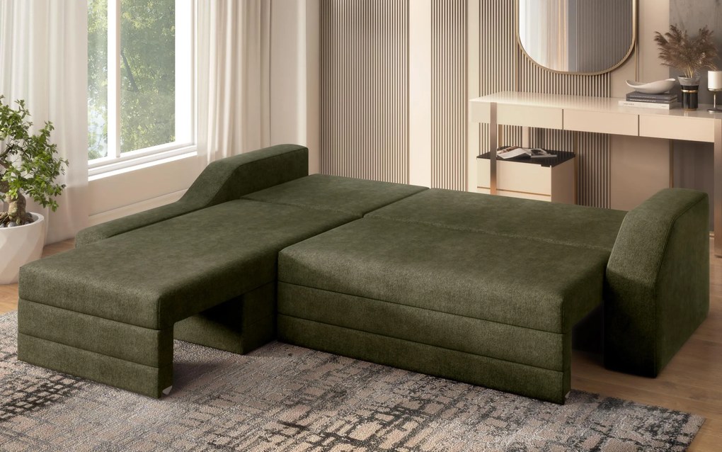 Разтегателен ъглов диван Ръсел