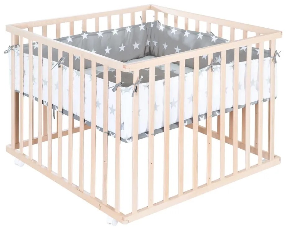 Кошара за игра в естествен цвят 100x100 cm - Roba