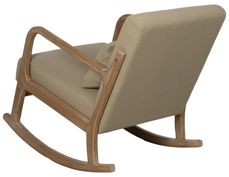 Бежово люлеещо се кресло Weave – Ixia