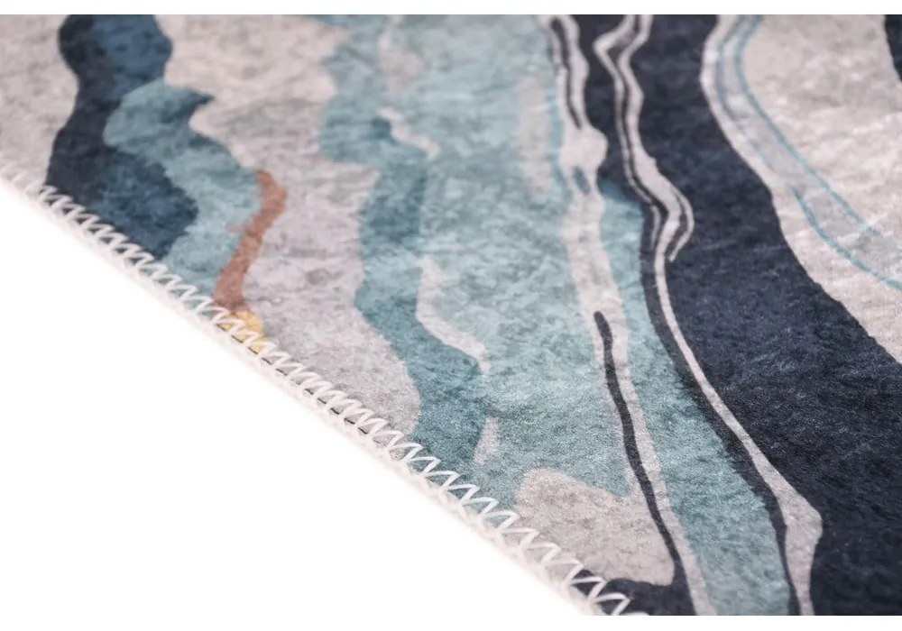 Жълто-син килим подходящ за пране 120x180 cm Colors of Joy – Vitaus