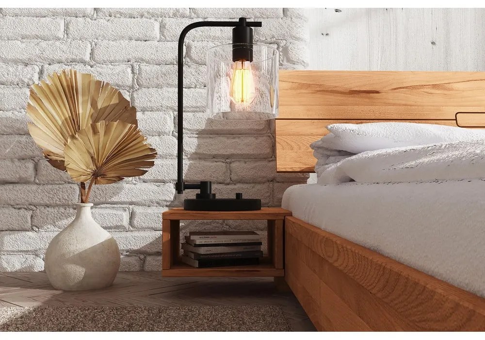 Нощно шкафче от букова дървесина Vento - The Beds