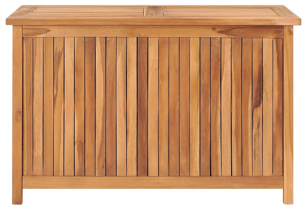 315380 vidaXL Градински сандък за съхранение, 90x50x58 см, тик масив
