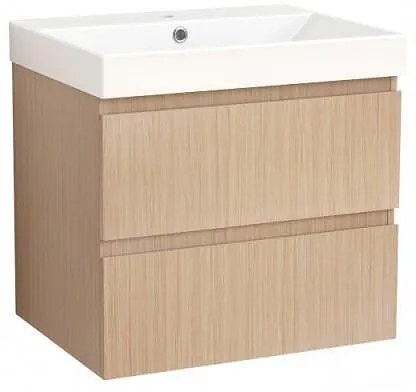 Конзолен PVC шкаф ALETTA-60 6037-60+УМИВ. 5953W-2NEW, Inter Ceramic, 60x57.5x46см