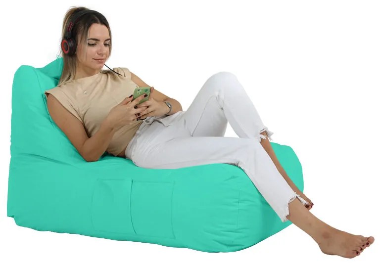 Градински пуф Trendy Comfort Bed Pouf, цвят Тюркоаз