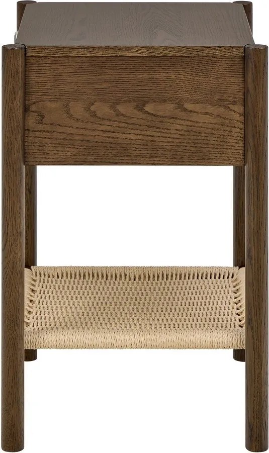 Нощно шкафче от декор от дъб в тъмно естествен цвят Monfort – Actona