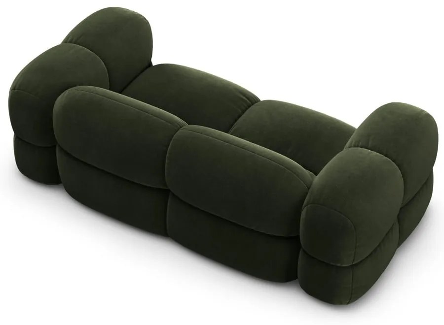 Зелен кадифен диван 210 cm Loretto – Cosmopolitan Design