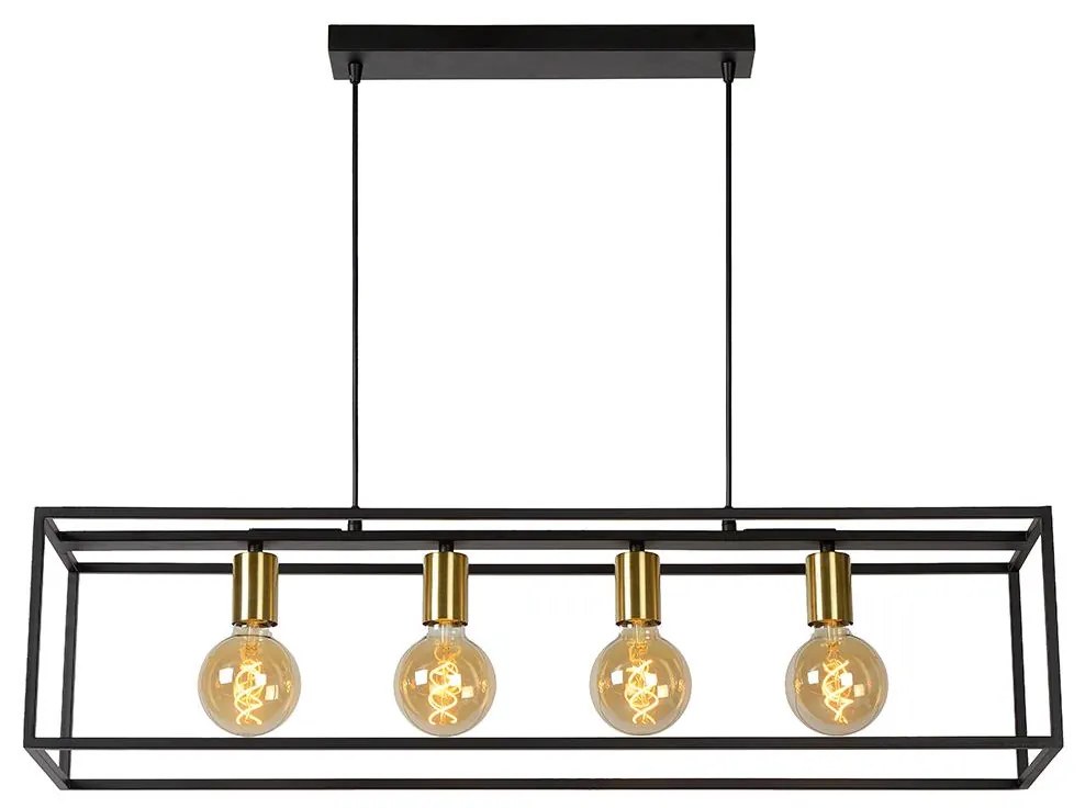 Lucide 00424/04/30 - Висящ полилей RUBEN 4xE27/40W/230V