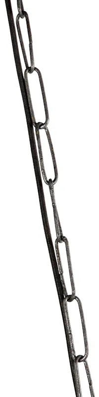 Индустриално висящо осветление тъмно сиво с дърво от манго - Mangoes