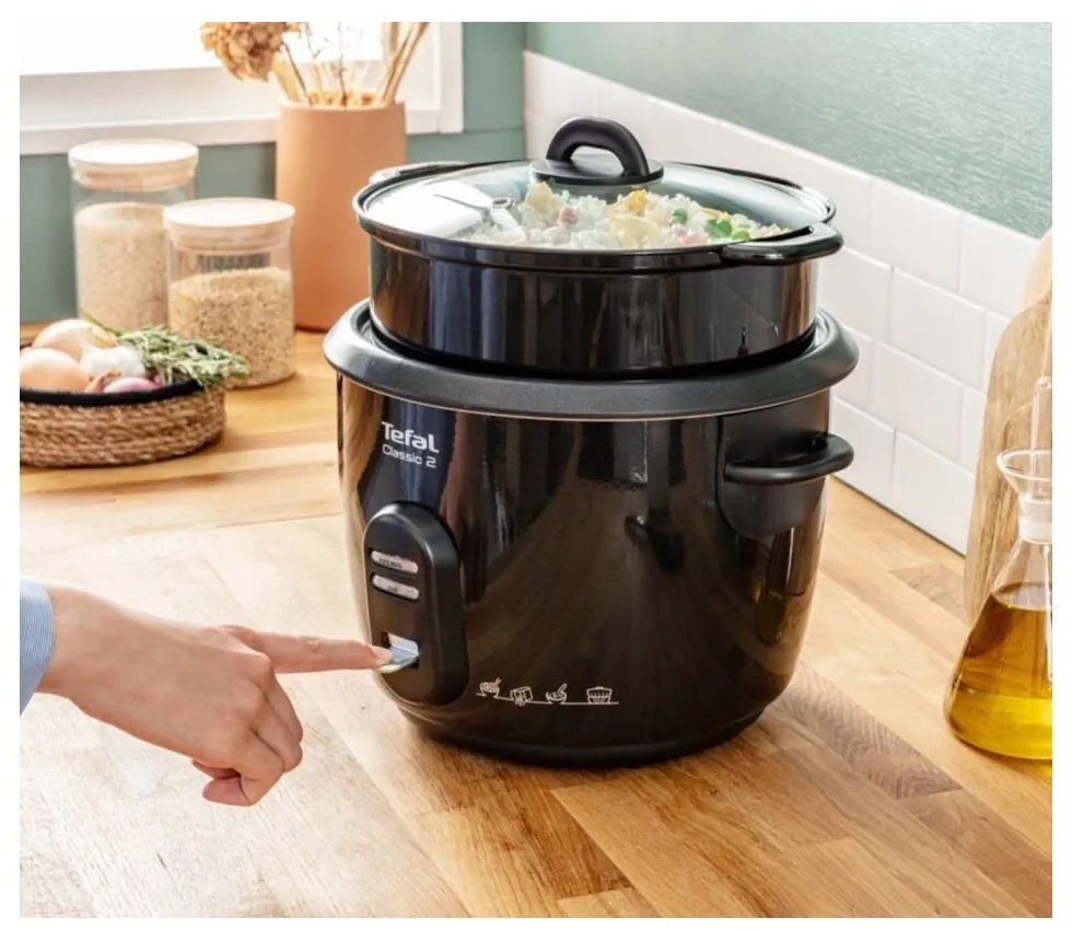 Черен уред за готвене на ориз RK103811 – Tefal