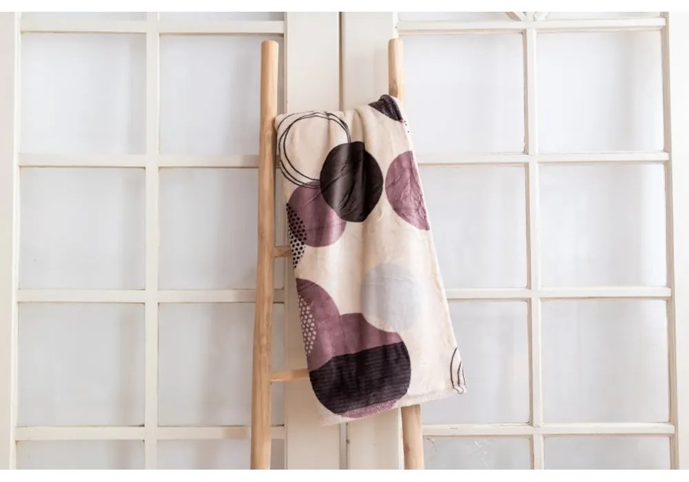 Одеяло от микроплюш 200x220 cm Circles - My Home
