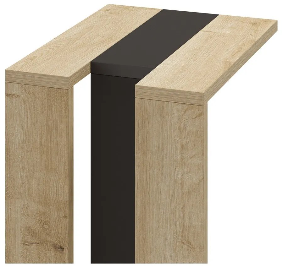 Дъбова странична маса 40x30 cm Macha - Marckeric